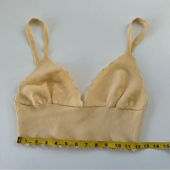 Princess Polly yellow crop top, size 8 - Picture 5 of 6